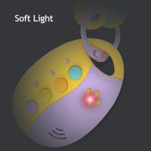 مفتاح سيارة ذكي موسيقي عن بعد للاطفال مع اضاءة واصوات لعبة تسنين تعليمية مبكرة مناسبة من عمر 12 شهرا وما فوق الألومنيوم أصفر