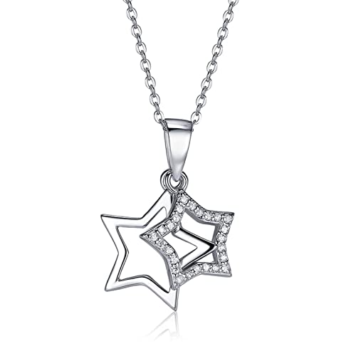 Colliers de pendentif en argent pour les femmes à offrir comme cadeau d'anniversaire