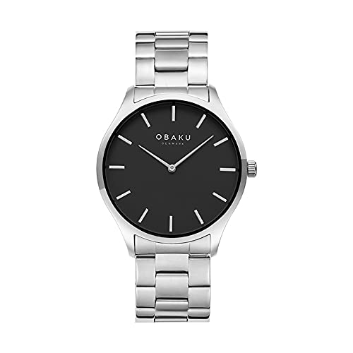 Obaku Tang BLACKSTEEL Analog Black Dial Mens Watch-V260GXCBSC (B09HGM93ZW) Amazon Price History, Amazon Price Tracker