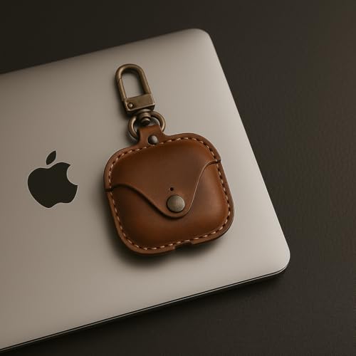 Étui en cuir fait main pour Airpod housse de protection en cuir véritable