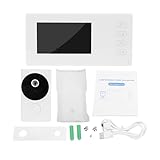Walmeck Video-Türklingel mit Display, 2,4 G Kabellose Türklingel, Video-Gegensprechanlage, 720P...