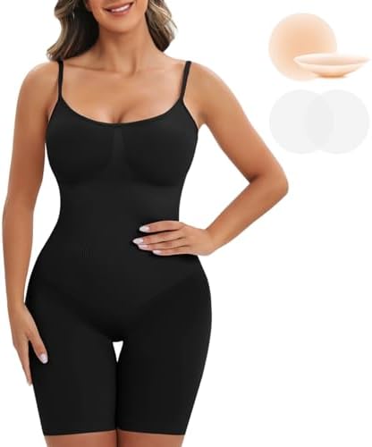 Oleda Shapewear Bodysuit for Women Tummy Control Body Suits Sculpting Full Body Shaper Seamless Tank Tops Butt Lifting