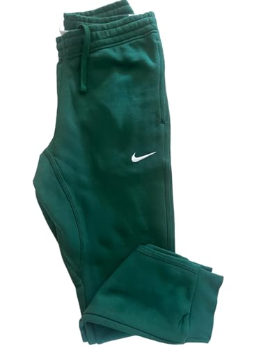Nike Mens Club Fleece Tappered Joggers, Gorge Green/White, Medium