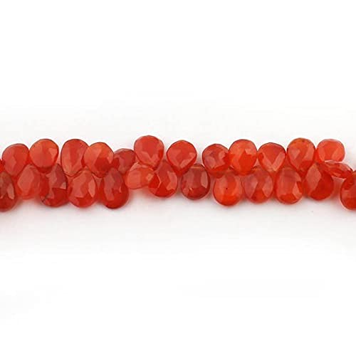 Pear Drop Beads en cornaline pour confectionner vos colliers de mariage bohème