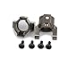 Steering Arm Caster Mounts(L/R) 180003 (18006) Machined for RC Hobby Model Car 1:10 HSP Hispeed 94180 Rock Crawler Upgraded Hop-Up Parts 2Pcs(Titanium)