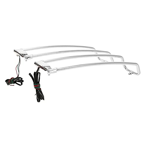 Tapa superior con rieles y luces LED para alforjas duras TCMT, compatible con motocicletas Harley Davidson Touring (1994-2013) miniatura 6