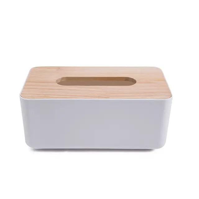 CLOUDTAIL CHOICE 1pc Rectangle Shape Wooden Cover Plastic Tissue Box Holder Paper Napkin Holder Case Tissue Holder Dispenser Organizer (B082SX1765) Amazon Price History, Amazon Price Tracker