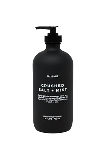 True Hue Crushed Salt + Mist Hand and Body Wash Luxury Hand and Body Wash | Paraben and Sulfate Free | Vegan | 16 fl oz