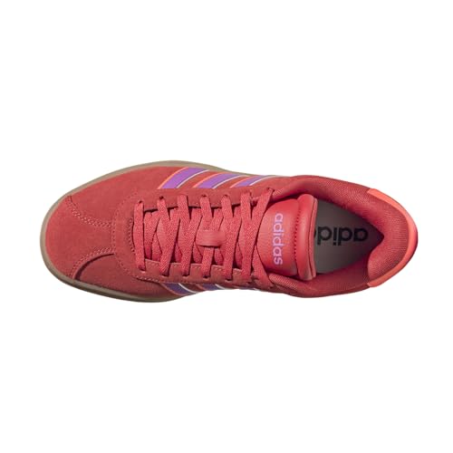 adidas Womens Vl Court Bold Platform Sneakers Shoes Casual - Red - Size 8 M4