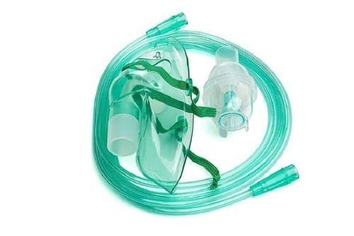 DEVBHOOMI MEDICAL & SURGICAL OXYGEN MASK MAN WOMAN ADULT SOFT PVC TRANSPARENT