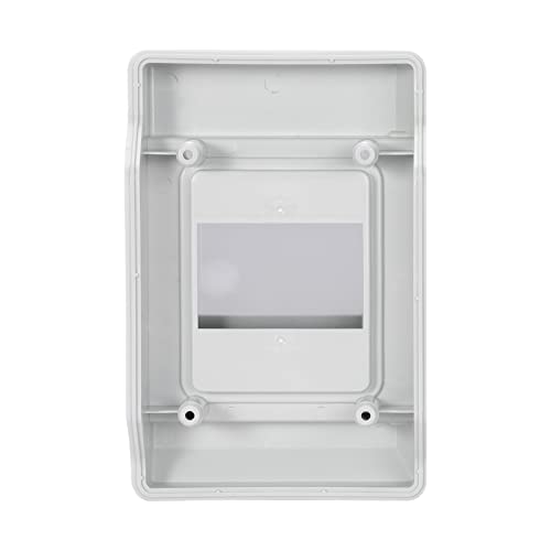 Mollom Power Distribution Box With Bus Bars And Din Rail For Miniature Circuit Breaker Mcb, Waterproof Ip66.Padlock Available For Indoor And Outdoor Use (4 Way Without Padlock) #TOP6