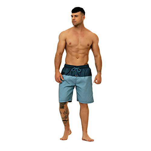 Image of KAILUA SURF Mens Swim Trunks Long, Quick Dry Mens Boardshorts, 9 Inches Inseam Mens Bathing Suits with Mesh Lining