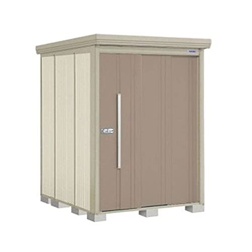 【受注生産品】タクボ物置 ND/ストックマン 側面棚 ND-1519Y 一般型 標準屋根 『屋外用中型・大型物置』 カーボンブラウン