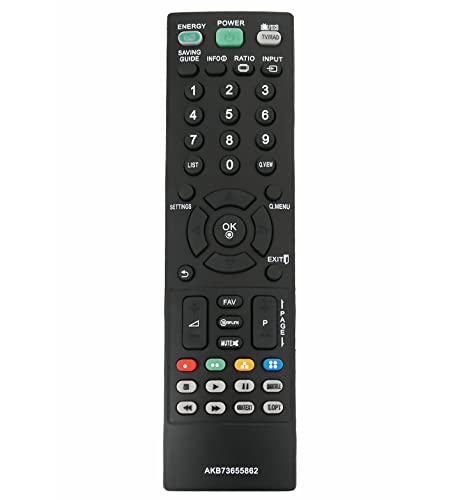 Replacement Remote AKB73655862 Fit for LG LED LCD TV 32LS341C-TA 42LS3450-TA 42LS345Y-TA 32LS3450-TA 32LS345Y-TA 42LS341C-TA 32CS460-TA 32CS460Y-TB 32CS461-TB 32CS461Y-TB 26CS460-TA 26CS460Y 26CS461