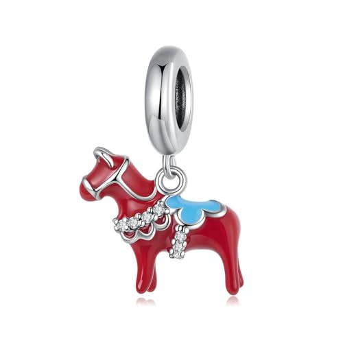 FLORLINA Dala Horse�y���_���g�`���[���A�����̃p�[�\�i���C�Y�W���G���[�p�̖��\�����r�[�Y
