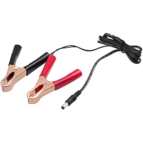 Pinzas de cocodrilo RIIEYOCA con conector DC5521 Cover