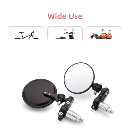 Rétroviseur Guidon Moto Guzzi V85TT Anti Angle Mort Fixation Stable