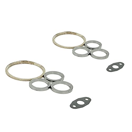 Image of Front Rear Twin Turbocharger Gaskets Ring Kit for BMW N54 135i 335i 535i xDrive 3.0L