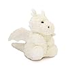 Soft Little Flying Dinosaur Stuffed Plush Pillow, Adorable White Dragon Plush Toy and Birthday Present for Kids, Adults and Collectors(White/11.8in) #3