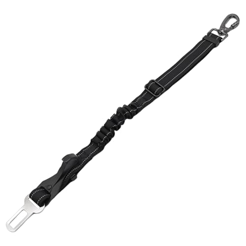 Cinturones de seguridad de coche para perros, correa elástica y flexible, transpirable, cinturones de seguridad para perros, para mascotas, cachorros, viajes, viajes al aire libre, paseos diarios
