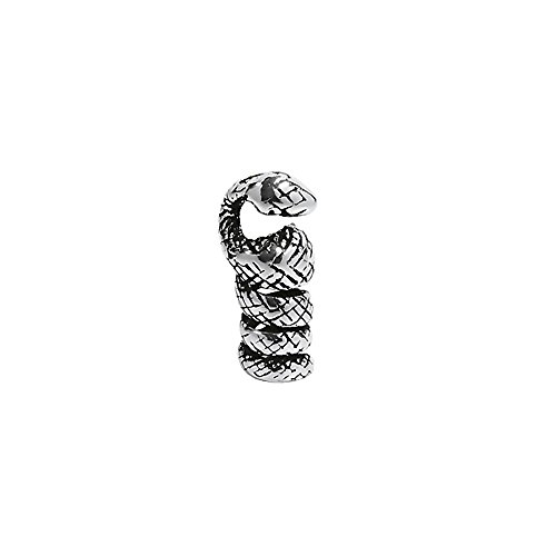Bead de pelo Anaki Snake NKlaus para peinados góticos y trenzas vikingas de diario