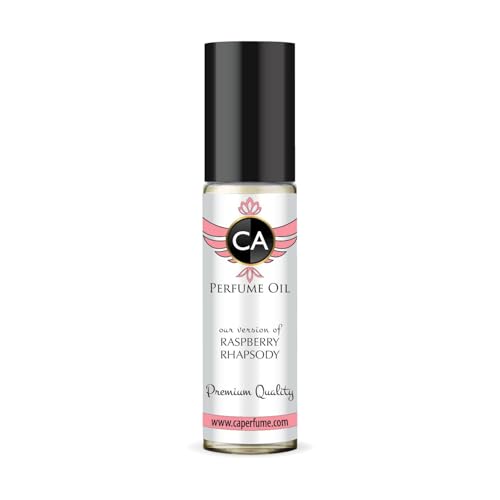 CA Perfume Originals Raspberry Rhapsody Unisex Fragrance Oil Floral Fruity Scent Long Lasting Perfumes for Women &amp; Men Travel Size TSA Ready Mini Parfum Body Oil Roll-on 0.33 Fl Oz 10ml