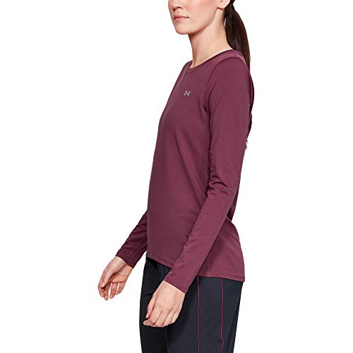 Image of Under Armour Women's Polyester Solid HG Armour Long Sleeve | 1328966-001