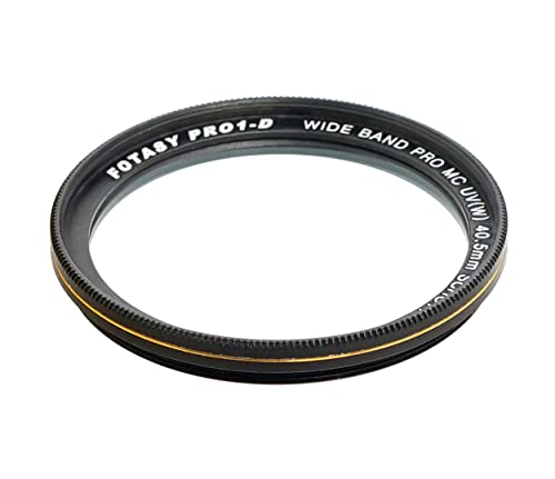 Image of Fotasy 40.5mm Ultra Slim UV Protection Lens Filter, Nano Coatings MRC Multi Resistant Coating Oil Water Scratch, 16 Layers Multicoated 40.5mm UV Filter