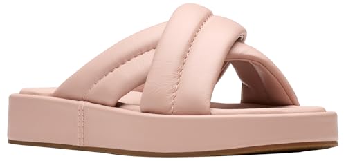 Clarks Para Mujer. 26181185 Sandalias De Piel Alda Glide Rosa (39), 1 A 3Cm, Ninguno, Casual - 7