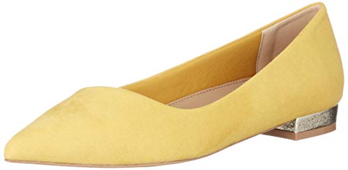 [RANDA(ランダ)] パンプス ストレスフリー/ポインテッドトゥローヒールパンプス レディース YELLOW 21.5 cm