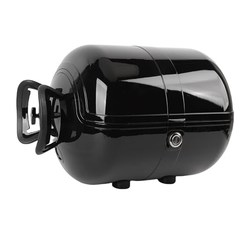 KUIDAMOS Porta-malas de Motocicleta, Durável, à Prova D'água, 28L, Estojo de Armazenamento para Motocicletas, Leve e Resistente, Montagem para Motocicletas Com Porta-bagagens Traseiro (Preto)