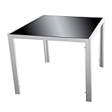 Dank des einfachen Schraubsystems und der Aufbauanleitung lässt sich der Tisch problemlos in kurzer Zeit aufbauen