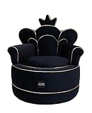 Cuddle Republic Premium Pet Sofa – Holland Velvet Dog and cat Throne Chair, Black & Gold Design, Cozy & Soft, Scratch-Resistant & Durable, Perfect for Home Décor & Pet Lovers