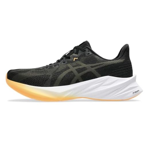 ASICS Tênis masculino Dynablast 5, Pedra preta/marrom, 38