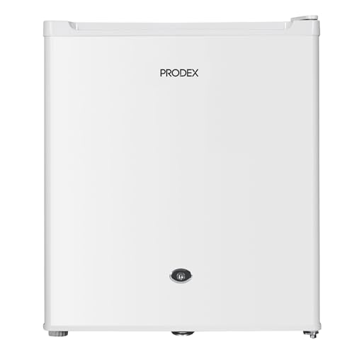 Prodex PX3711W Table Top Fridge 41 Litre Capacity Built in Chill Box Compartment 1 Wire Shelf Reversible and Lockable Door White