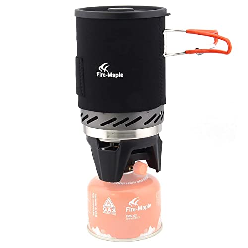 Fire-Maple Sistema de cozinha fixo Star 1 para acampamento com panela de acampamento queimador portátil a gás propano