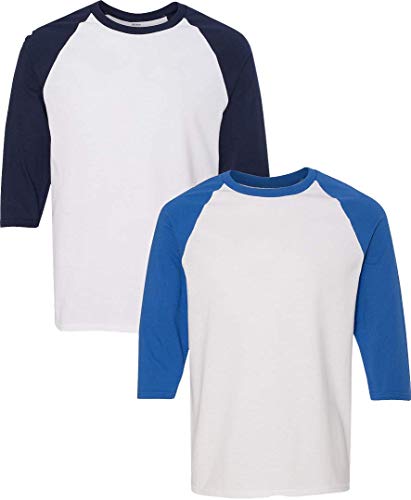 T-shirt raglan 3/4 en coton premium Gildan G570 avec étiquette d'origine