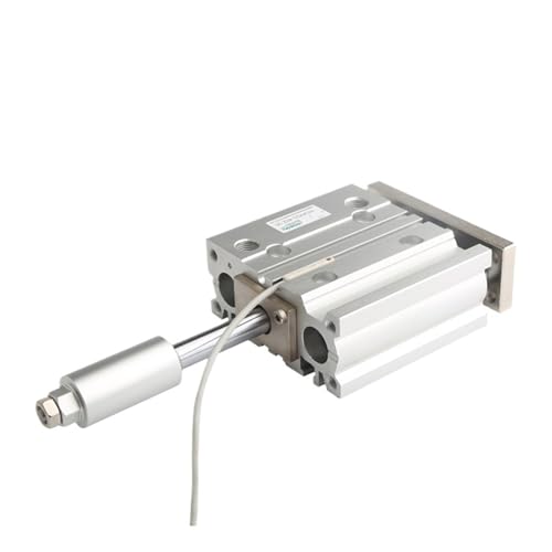 Vérin pneumatique MGPM compact réglable avec guide intégré - 2