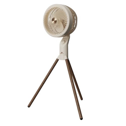Spacetronik Ventilador de Pie con Aromaterapia, 15 Velocidades, 3 Modos de Oscilación, Modo Noche, Temporizador 12h, Batería Recargable, Blanco