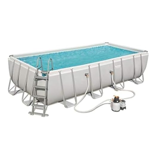 Bestway 56466 - Piscina Desmontable Tubular Power Steel 549X274X122 Cm Depuradora De Arena De 5.678 Litros/Hora
