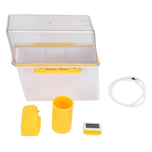 Fockety 3D Printing Filament Storage Box, Clear Sealed Design with Rolling Holder for Filament Protection, Real Time Hum