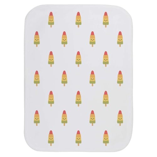 Azeeda 'Rocket Ice Lolly' Baby Burp/Wash Cloth (BC00032988)