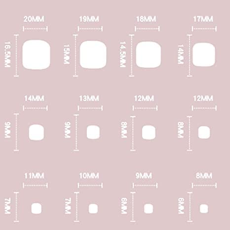 Miniatura 6 de RODAKY 24 puntas francesas a presión, uñas cortas y cuadradas, cobertura completa, pegamento en los dedos del pie, uñas acrílicas para mujeres y