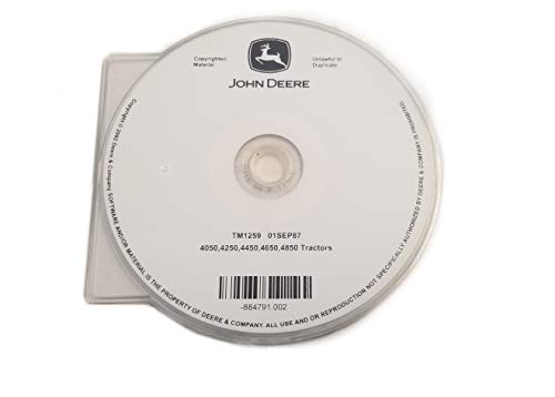 Panne John Deere 4650 ? Solution avec le manuel technique TM1259CD CD