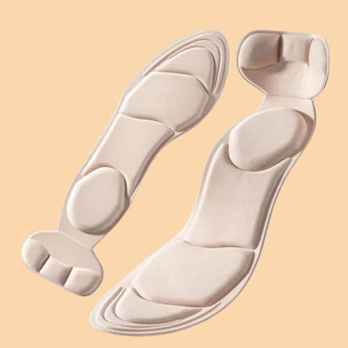 Plantillas FERSENHELDEN con protección para el talón. Tamaños recortables. Ajuste estrecho para varios modelos de zapatos (tacones altos, etc.). Alivia el dolor y antideslizante. Espuma viscoelástica.