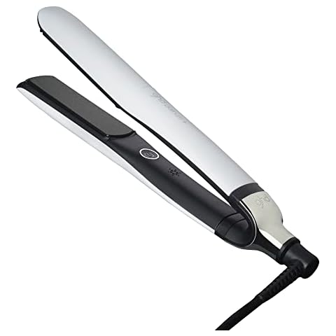 ghd Platinum+ Styler ― 1" Flat Iron Hair Straightener, Professional Ceramic Hair Styling Tool for Stronger Hair, More Shine, & More Color Protection ― White Cover