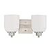 Luminance F19032-80 2-Light Nickel Vanity