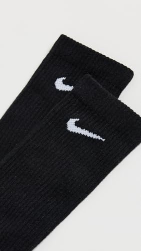 Nike Women's Everyday Plus Cushioned Socks, Black/White, XL3