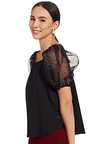 Image of Spykar Women's Cotton Solid Slim Fit Shirt