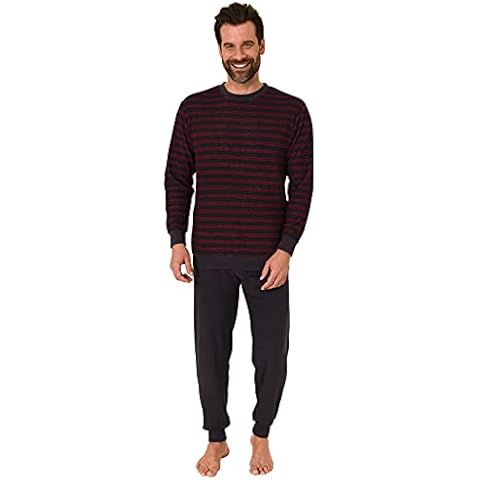 Trend by Normann Herren Langarm Frottee Pyjama Schlafanzug Cover